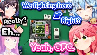 Too funny Mahjong HOLO-PON tournament where no one knew the rules [ HololiveClips/English Sub ]