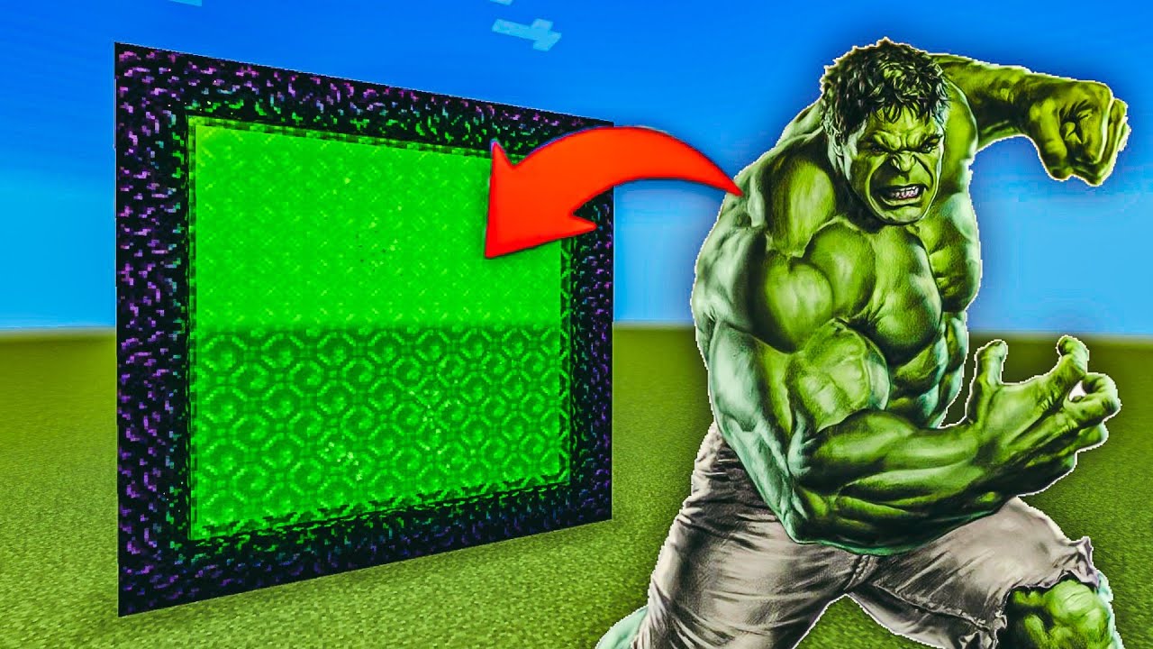 How to Make A Portal To The Hulk Dimension in Minecraft