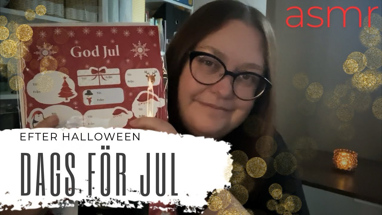 ASMR på svenska:  Nu är det dags att tagga inför jul ❤️