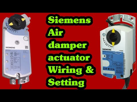 #Siemens #Air Damper #Actuator #Control Signal Wiring||Auto Manual Settings All Details