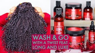 Wash &amp; Go with Flat Twists | As I Am Long and Luxe Collection