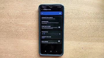 How To Change Assistant Menu Transparency In Samsung Galaxy Mobile