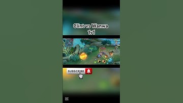 1v1 fight Wanwan Vs Clint mlbb highlights #mobilelegends #1v1 #wanwan #clint #shorts