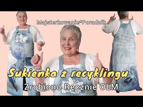 Diy*Jak zrobić unikatową sukienke ze starych dżinsów 
