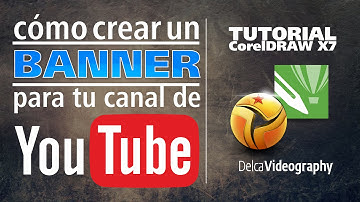 (BÁSICO) TUTORIAL 5 CorelDRAW X6, X7: CREA FÁCIL un ENCABEZADO para tu canal de YOUTUBE