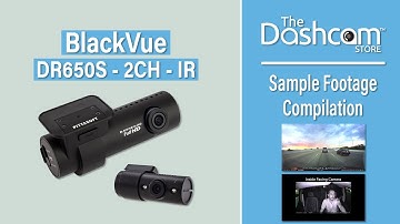 BlackVue DR650S-2CH-IR Dash Cam Sample Footage |  by The Dashcam Store™