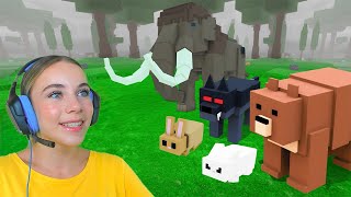 картинка: ПРИРУЧИЛА ВСЕХ ЖИВОТНЫХ В 99 ДНЕЙ ВЫЖИВАНИЯ В ЛЕСУ С АЛЁНОЙ в ROBLOX!