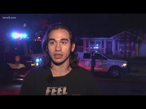 Neighbor rescues man after home explosion and fire, officials say - YouTube