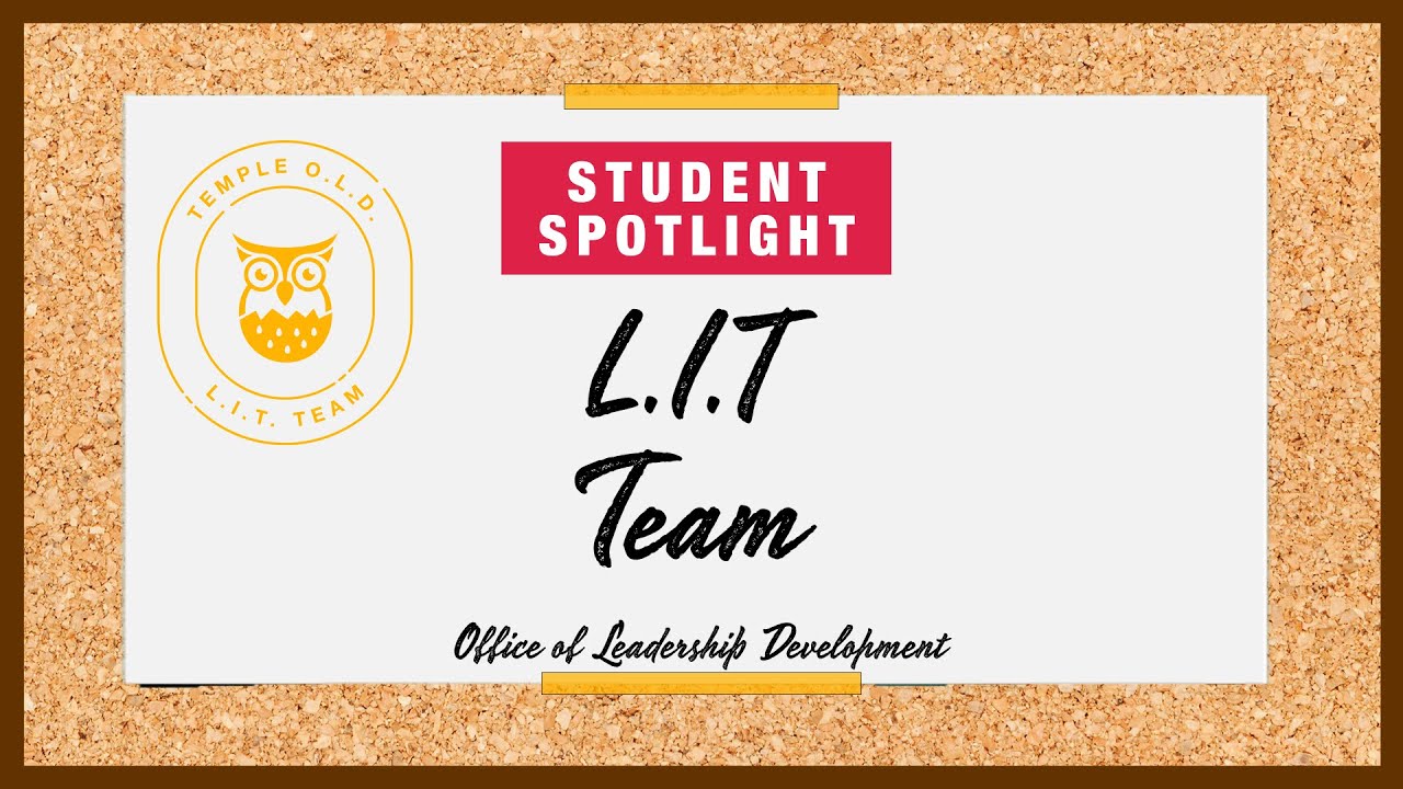 Student Spotlight: Cheryl - L.I.T. Team