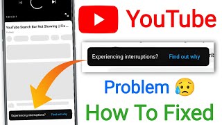 Experiencing interruptions? Find out why, YouTube today's problem 100% fix || YouTube slow buffer...