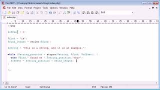 Beginner PHP Tutorial   49   String Functions String Position Part 2 ‏