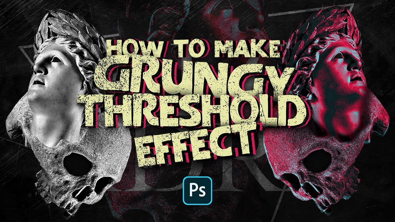 How To Make Grungy Threshold Effect | Apply For Your Screen Printing Process
