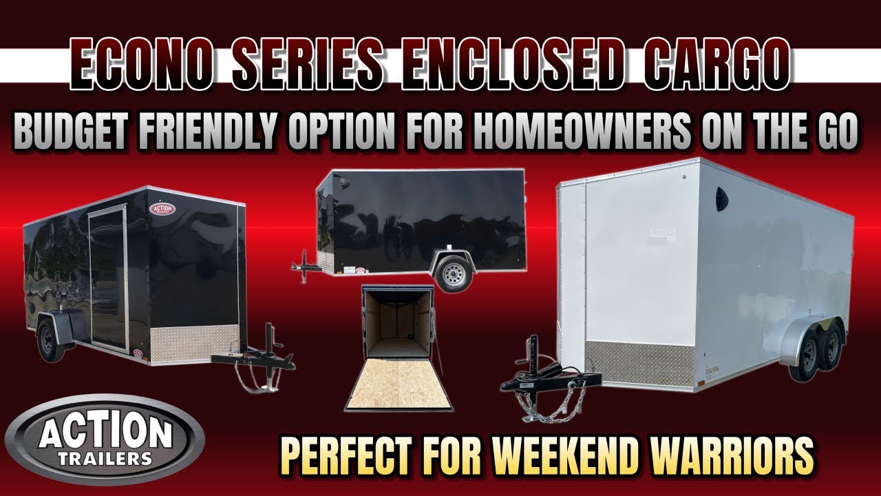 Budget-Friendly Enclosed Cargo Trailers | Action Econo Series Walkthrough