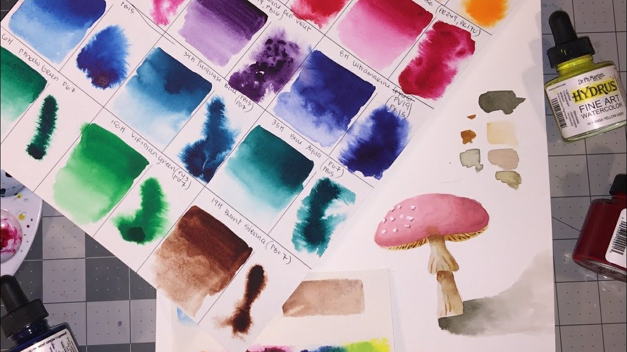 REVIEW: Dr. Ph. Martin's Liquid Watercolors - Doodlewash®