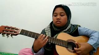 Video thumbnail of "Roslan Madun - Lemak Manis(Cover Guitar Kapok oleh adik Lari Tune)"