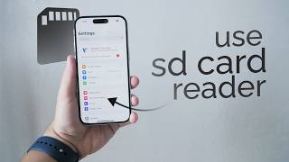 How to Use SD Card Reader for iPhone (tutorial)