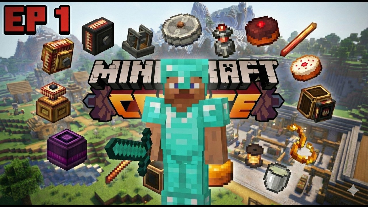 В Minecraft появился режим выживания с возможностью создания модов! 🔥 | Начало автоматизации - Эп...