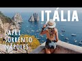 VLOG - Aproveitando o Verão na ITÁLIA  | Parte 1| • Nápoles, Sorrento e Capri | Fer Rebello