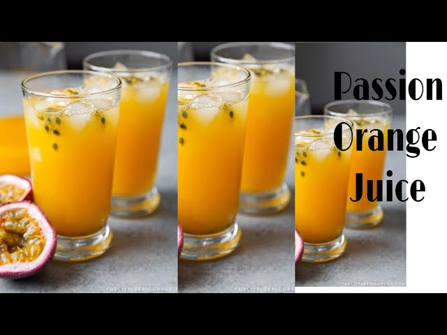 Passion Fruit Juice - The Little Epicurean