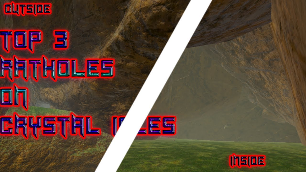 Top 3 ratholes on Crystal Isles | ARK