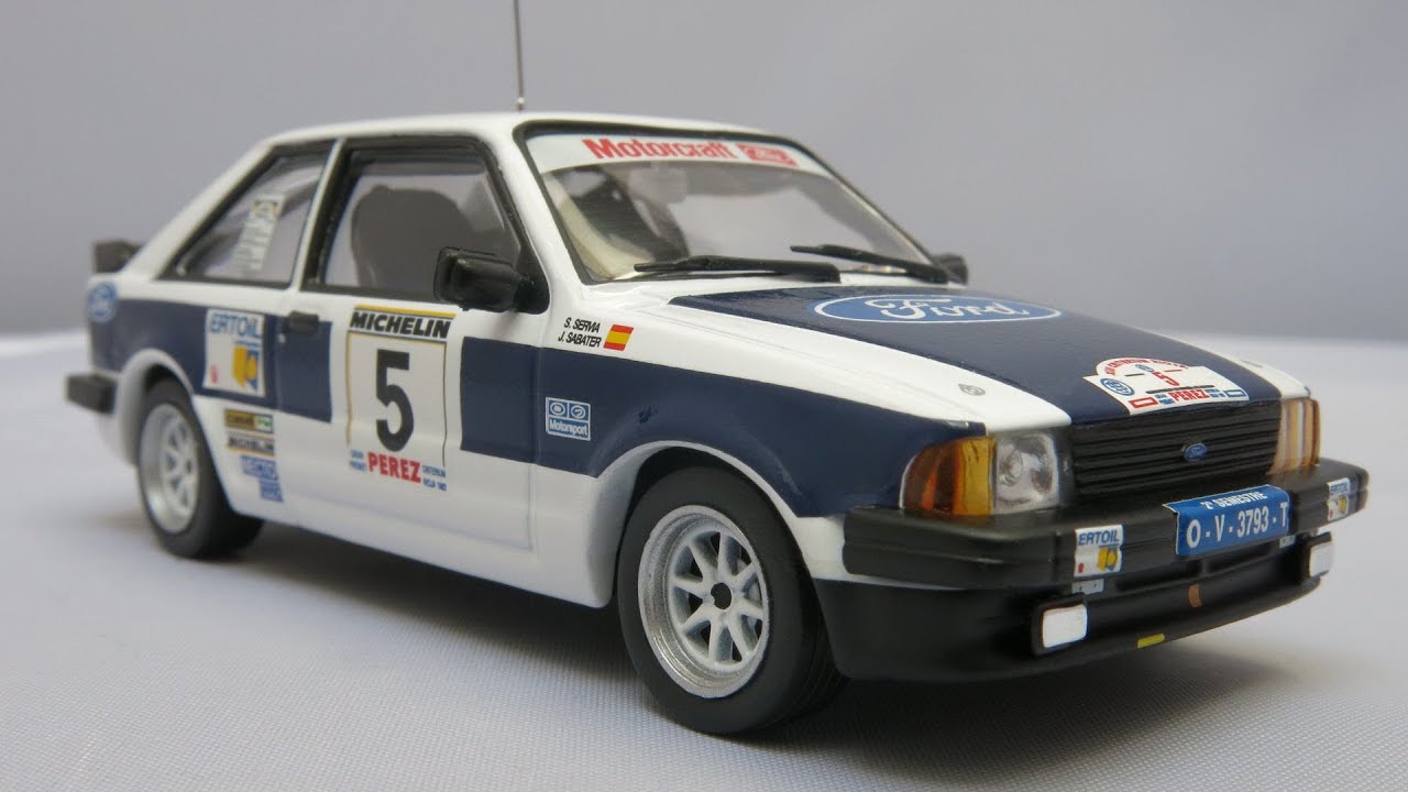 IXO ALTAYA 1//43 FORD ESCORT XR3i SALVADOR SERVIA JORDI SABATER RALLY DE LA RIOJA