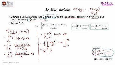 Conditional Density for Continuous Case