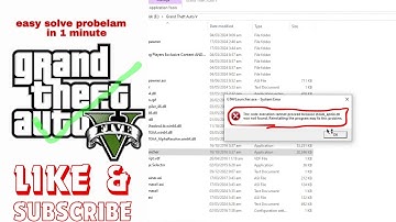 GTA 5 error steam_api64 DII | how to fix steam_api64.dll file missing error in GTA 5