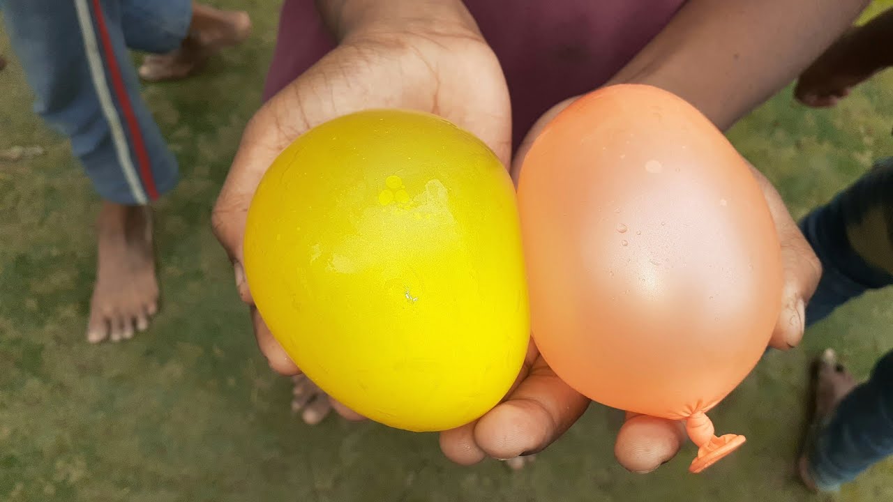 Water balloon toss most funny Kids water balloon fight video water