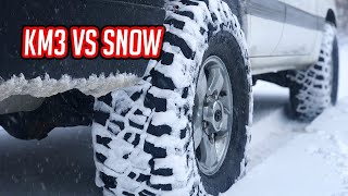 How Will The Bfg Km3 Mud Terrains Do In Snow? The Land Cruiser 100 Series Puts Them To The Test