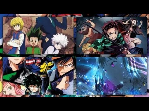 Amv mangas:seven deadly sin, Damon slayer, my hero academia, hunter x ...