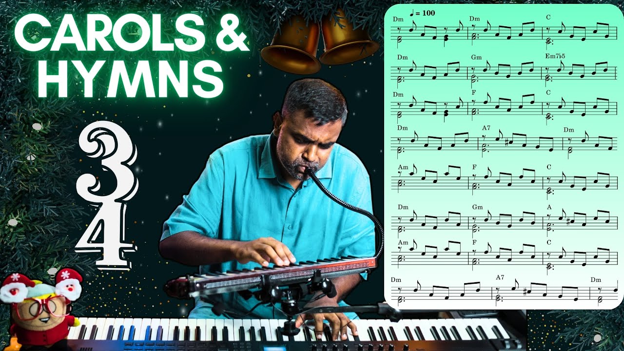 10 Easy Christmas Songs in 3/4 Time for Piano