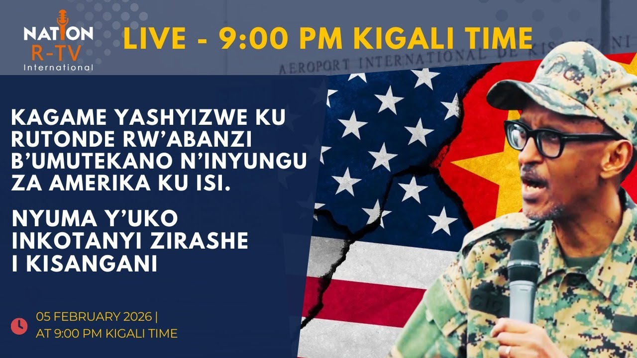 KAGAME YASHYIZWE KURUTONDE RW'ABANZI B'AMERIKA KU ISI NYUMA Y'UKO INKOTANYI ZIRASHE I KISANGANI