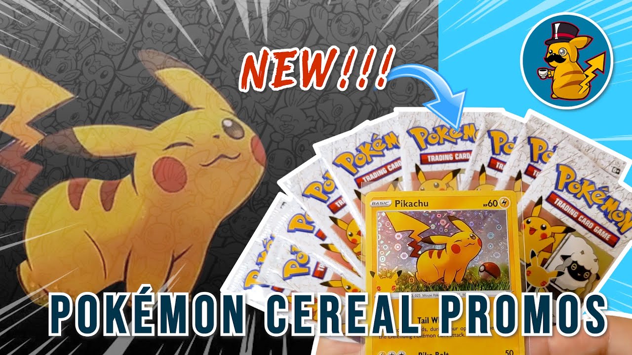 *NEW* POKEMON CEREAL BOOSTER PACKS in General Mills cereals! Pokemon 25th Anniversary Opening *NEW* POKEMON CEREAL BOOSTER PACKS in General Mills cereals! Pokemon 25th Anniversary Opening