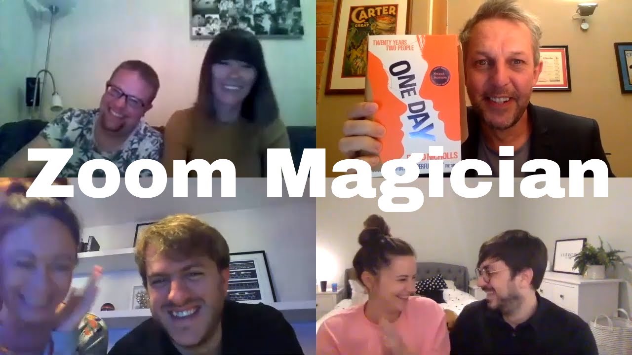 Zoom Magician for Hire Zoom Online Magic Show Best Virtual Magic