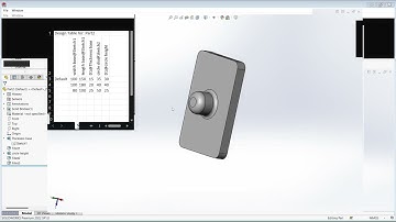 How to Create an Excel Design Table in SolidWorks: Step-by-Step Tutorial