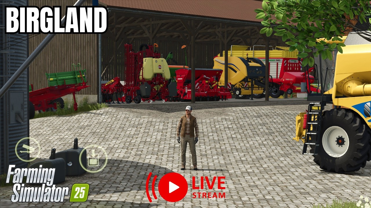 🔴 LIVE — Come Farm With Us! Horsch Agrovation | Straw Harvest DLC | FS25