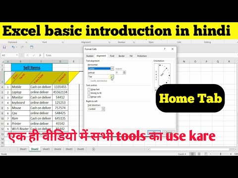 The Beginner's Guide to Excel excel basic knowledge home tab ka use ...