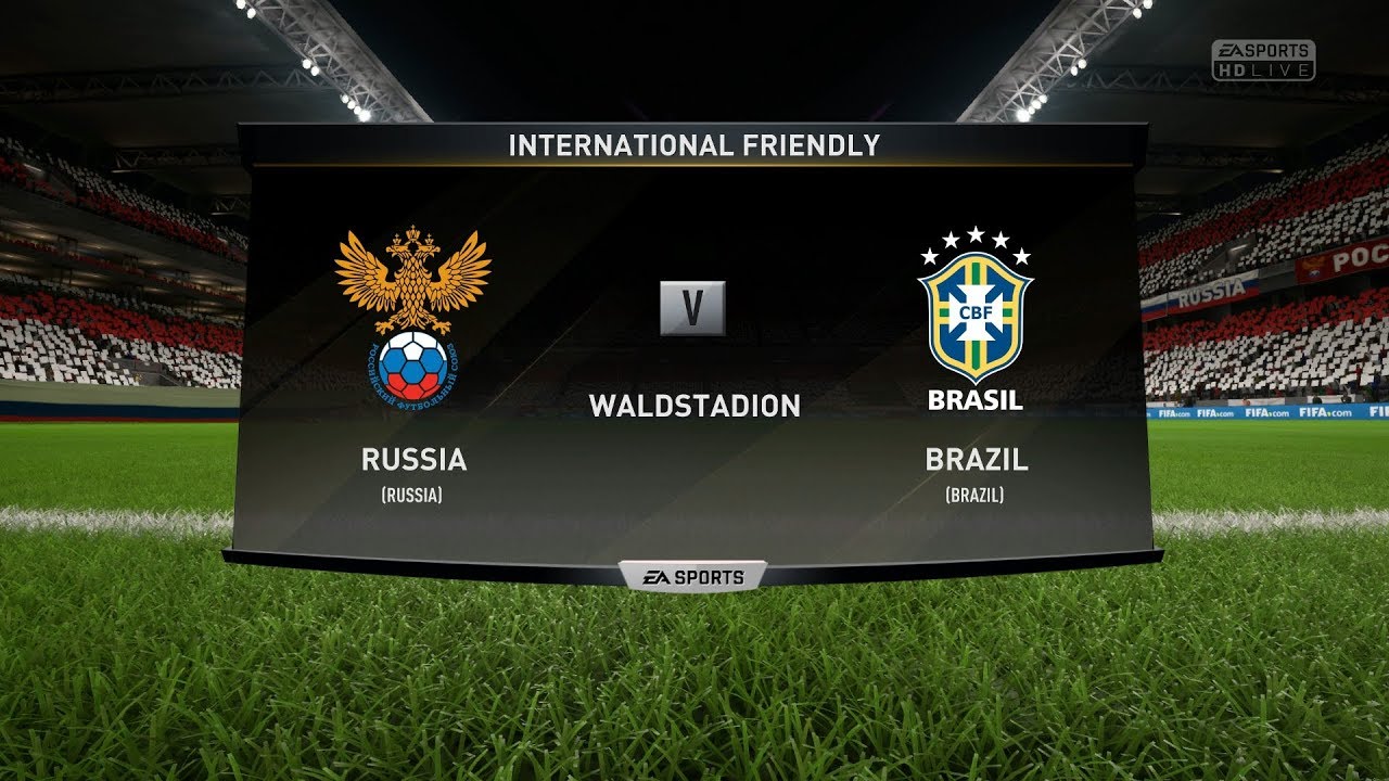 Russia vs Brazil | International Friendly 2018 | FIFA 18 ⚽ PS4 | Marius Gatea