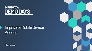 Demo: Imprivata Mobile Device Access screenshot 2
