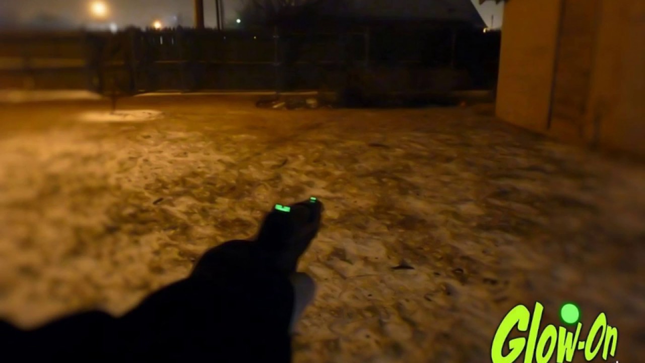 Glow In The Dark Gun Sights, "GlowOn®" 8 Different Colors! YouTube