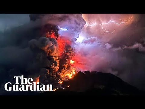 Mount Ruang eruption in Indonesia sparks tsunami fear as hundreds evacuate