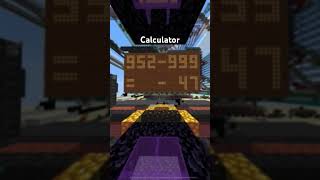 DrawingBoard/Calculator #minecraft #redstone #circuit #calculator