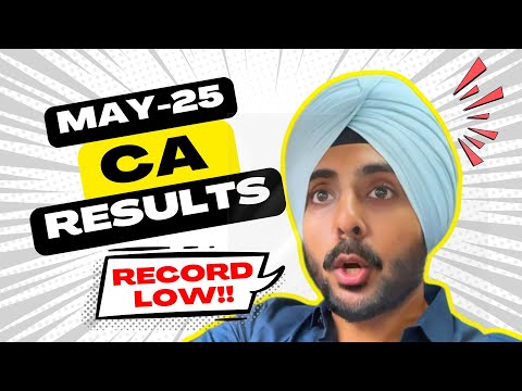 SHOCKING CA May 2025 Results | Why Only 14% PASS?