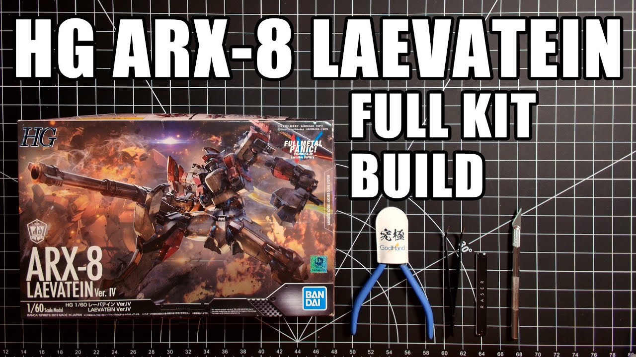 HG ARX-8 LAEVATEIN】Full Metal Panic! Full Kit Build! Final Part
