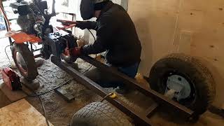 картинка: Адаптер с кузовом для мотоблока.Рама.Часть третья