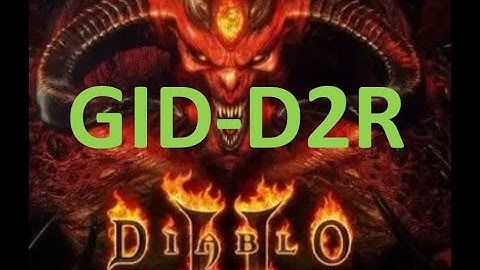 GID 3.2589 version working for d2r season4 , GID will work on diablo4 diablo IV