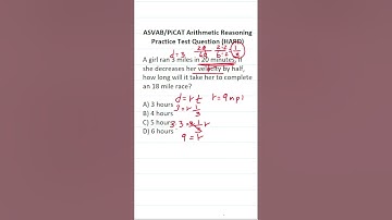 ASVAB/PiCAT Arithmetic Reasoning Practice Test Question:  Distance, Rate, and Time (d  = rt)
