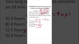 ASVAB/PiCAT Arithmetic Reasoning Practice Test Question:  Distance, Rate, and Time (d  = rt)