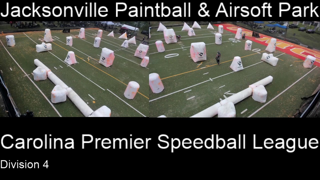 Carolina Premier Speedball League Event 2 at Jacksonville Paintball Park D4 YouTube
