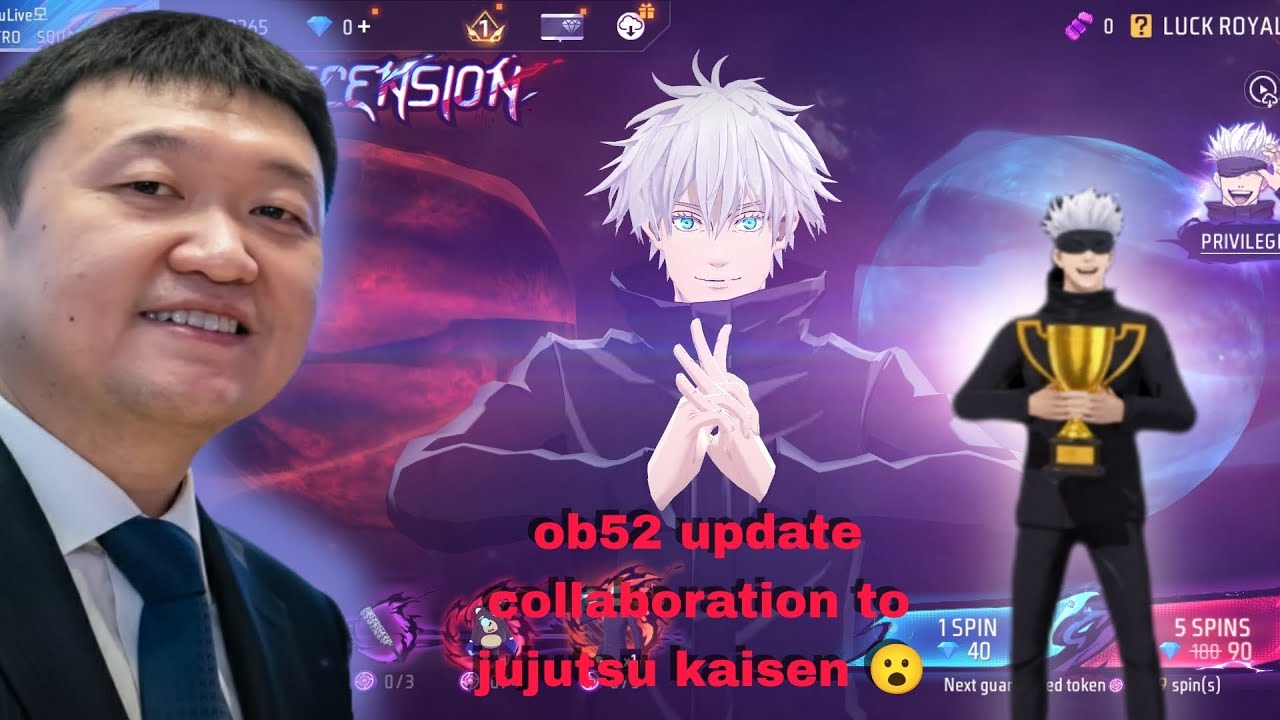 🆕 ob52 changes 🤔 free fire max collaboration peak remove🧐 jujutsu kaisen high school 🏫 watch full